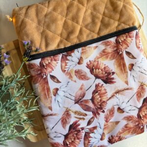 Otulacz etui na Tablet / Booksleve POMARAŃCZOWE KWIATY